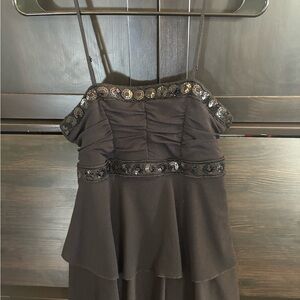 Elegant Black Top with Sequin Details